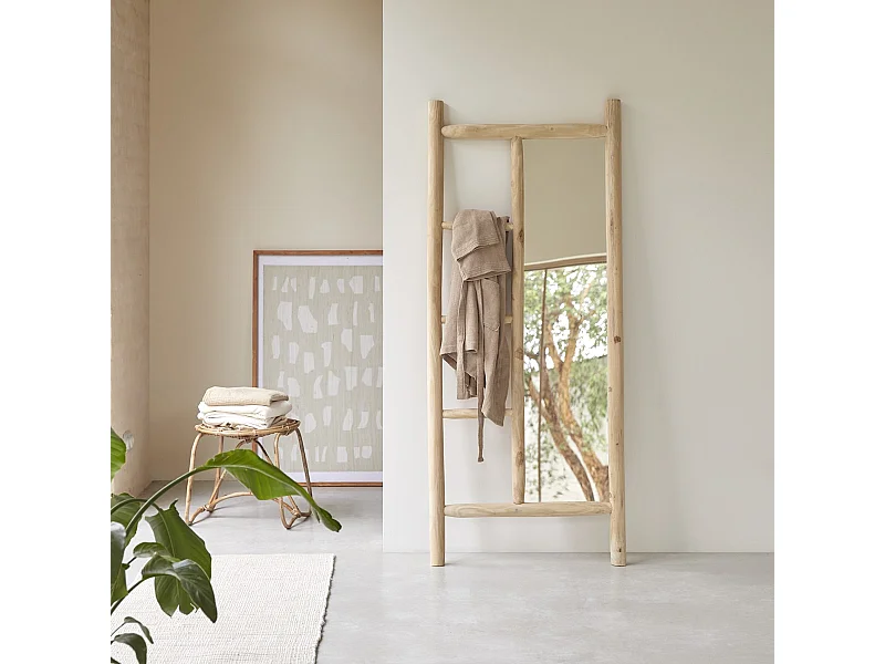 Ganzkörperspiegel mit Treibholzrahmen Marcel
