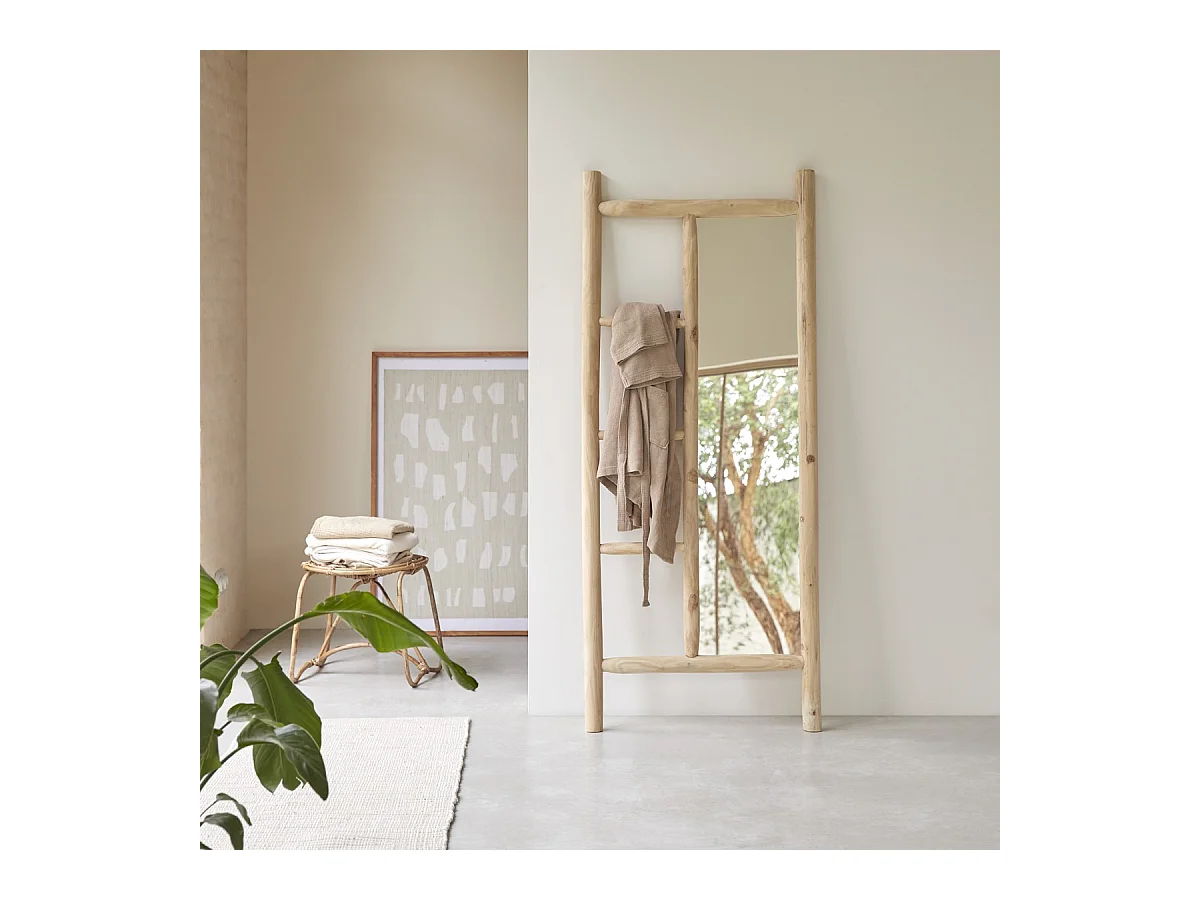 Miroir Psyché en bois flotté Marcel