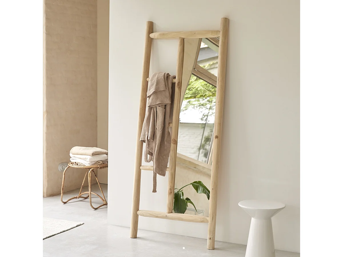 Specchio Psyché in rami di legno naturale Marcel