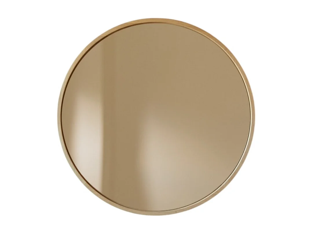 Miroir en bois de chêne massif 90x90 Fanie