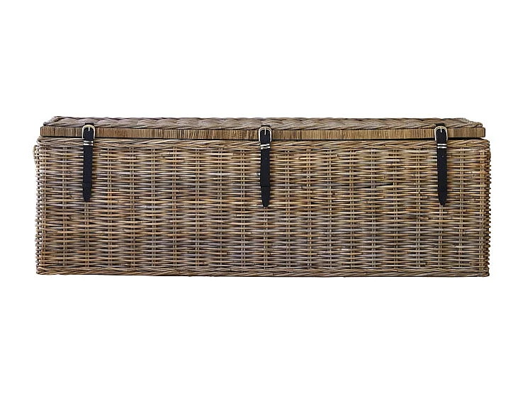 baule cesta cesto in rattan fibre vegetali naturale 150 cm