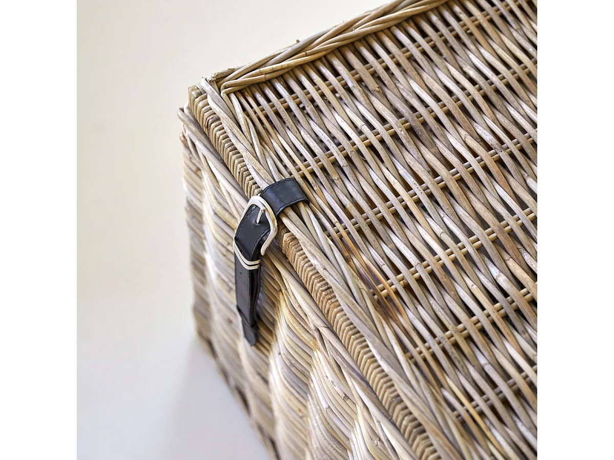 baule cesta cesto in rattan fibre vegetali naturale 150 cm