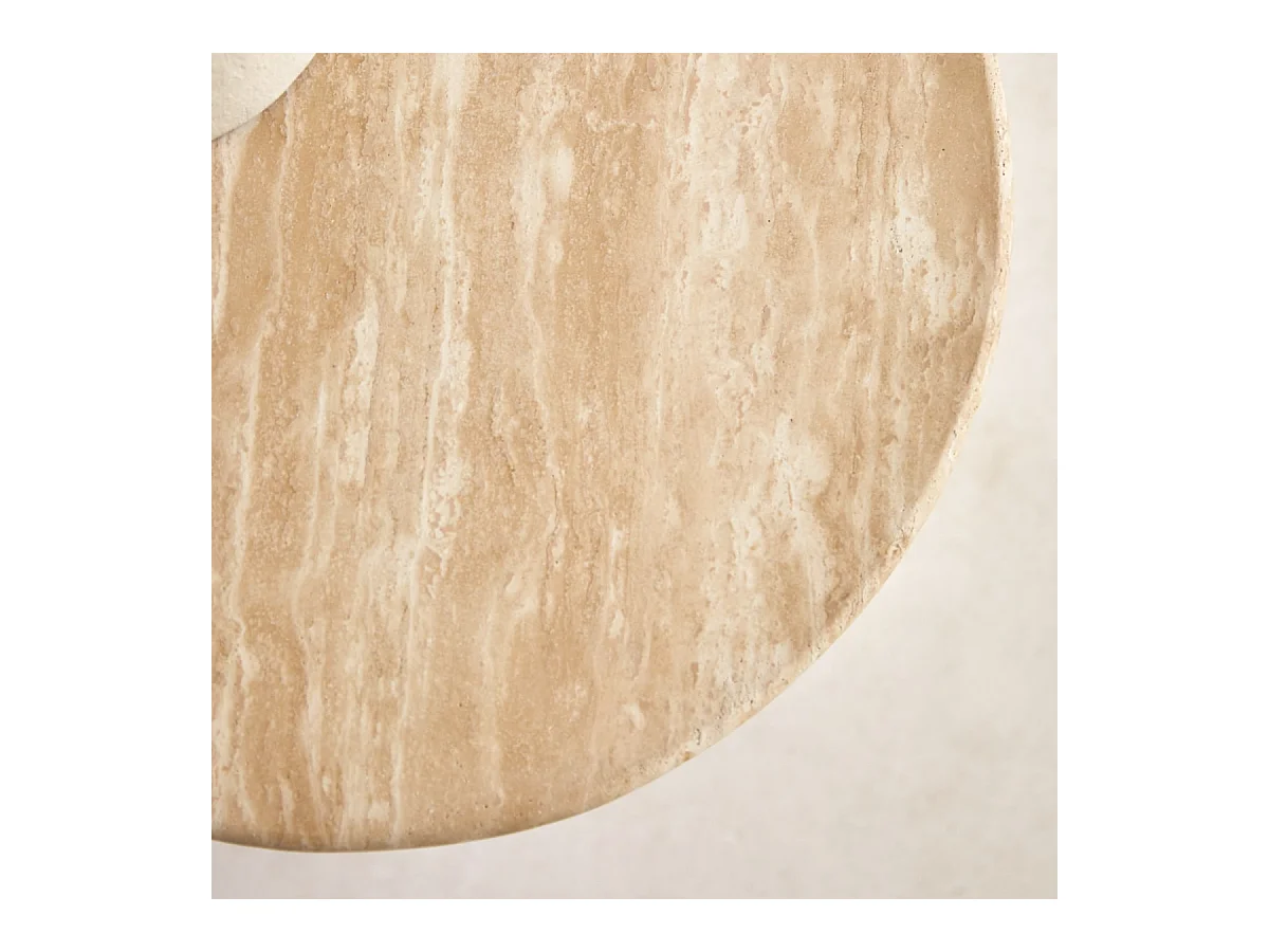 Tavolino da divano in travertino Sarah