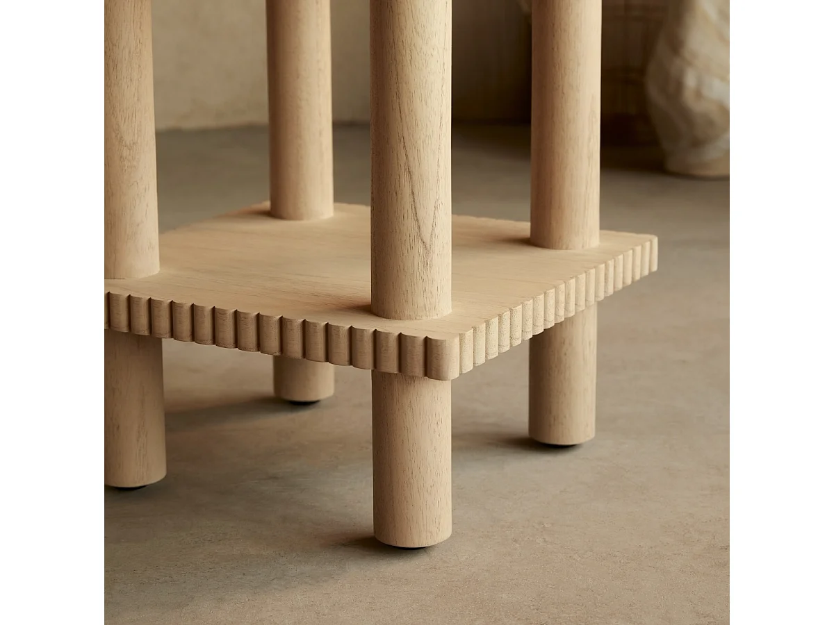 Bout de canapé en bois de mindi Mollie