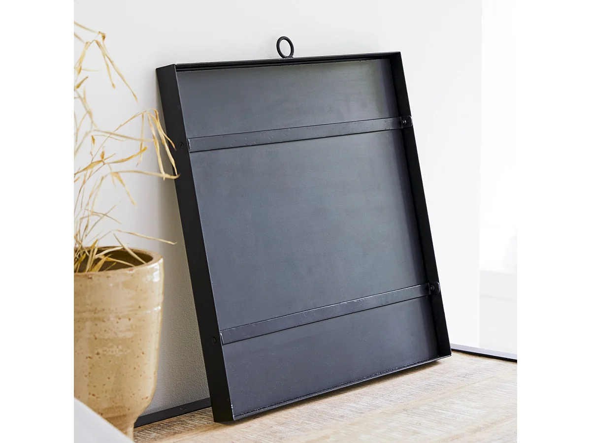 Miroir en métal 50x50 Square industriel