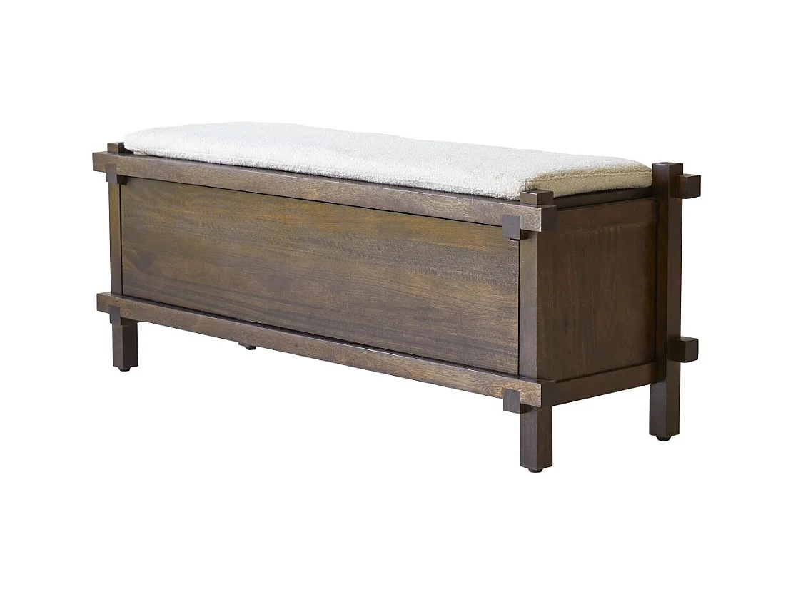 Bout de lit en manguier massif Arko 120