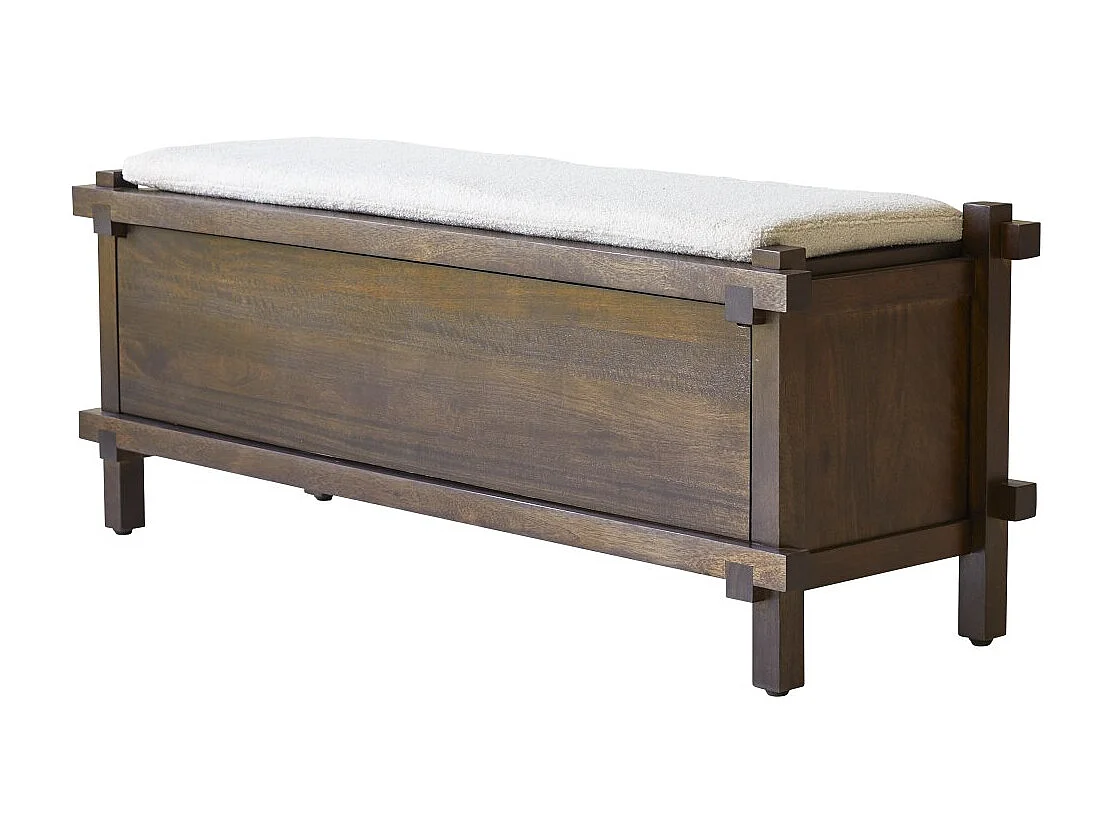 Bout de lit en manguier massif Arko 120