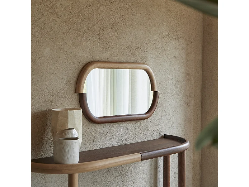 Specchio in rovere massello 40x72,5 cm Opéra