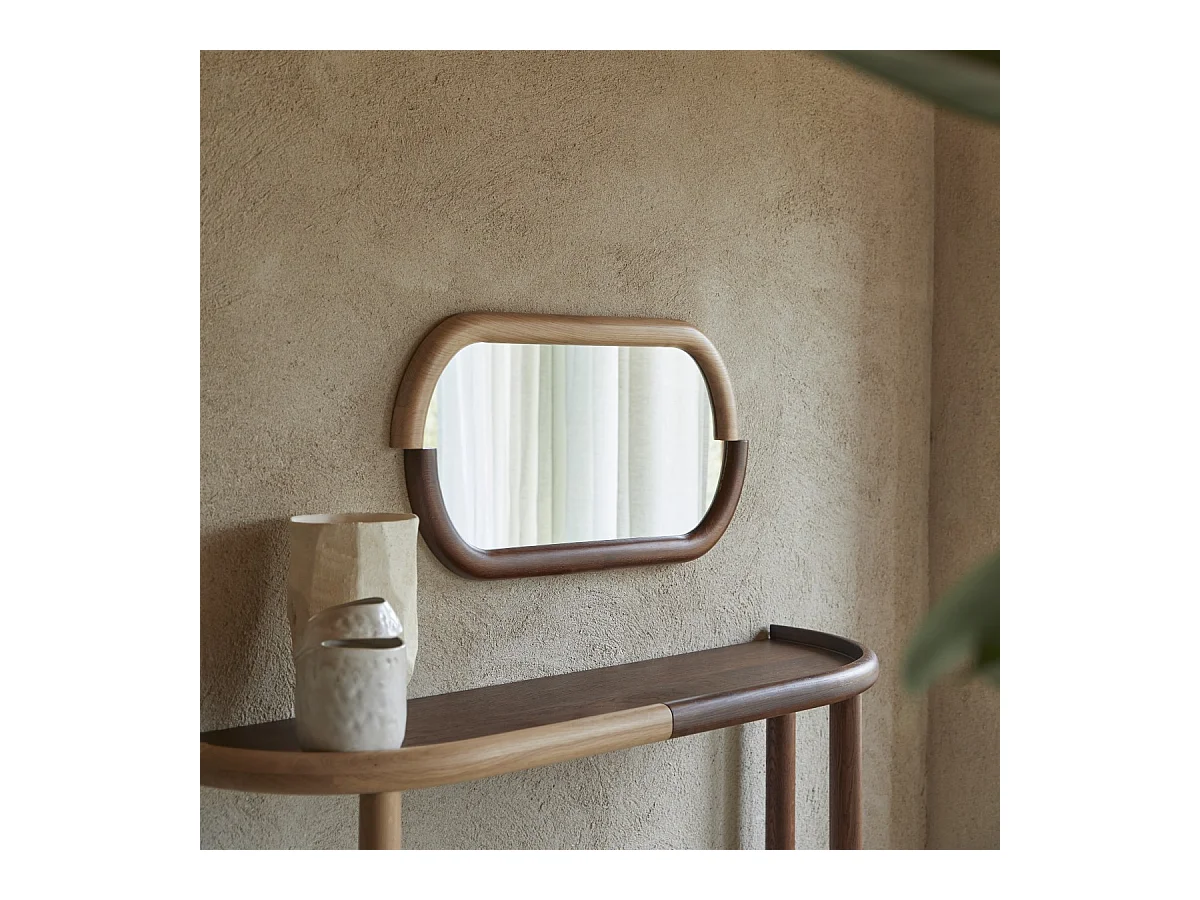 Spiegel aus massiver Eiche 40x72,5 cm Opéra