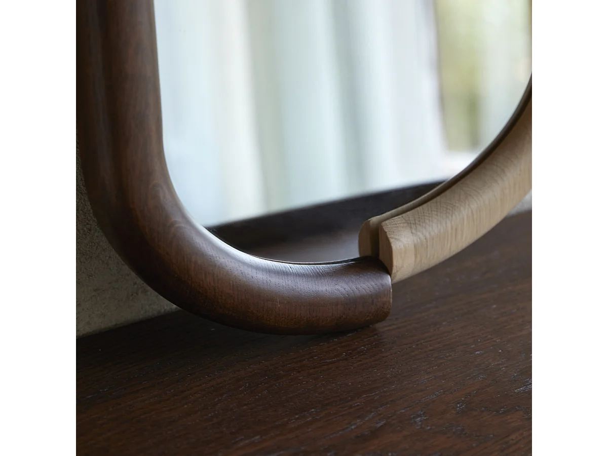 Spiegel aus massiver Eiche 40x72,5 cm Opéra