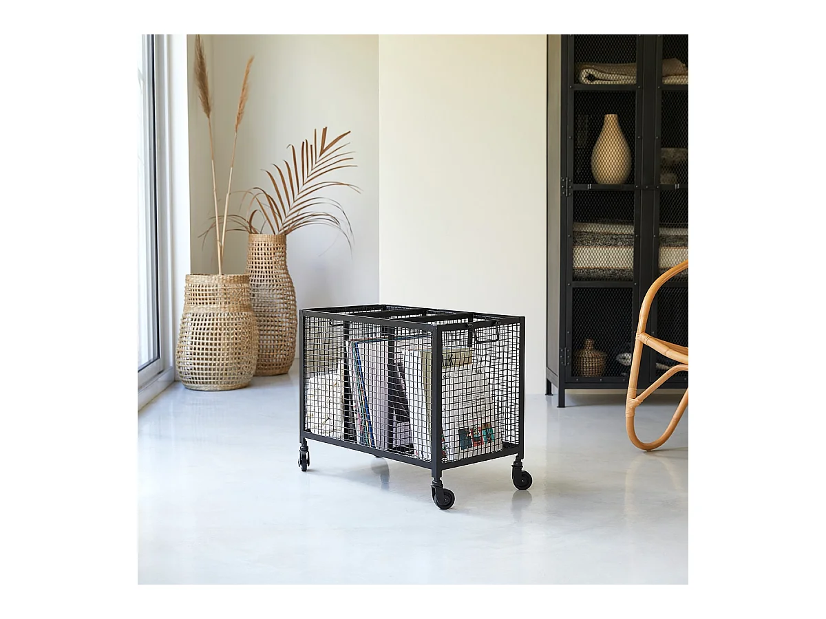 Casier à roulettes en métal Industriel