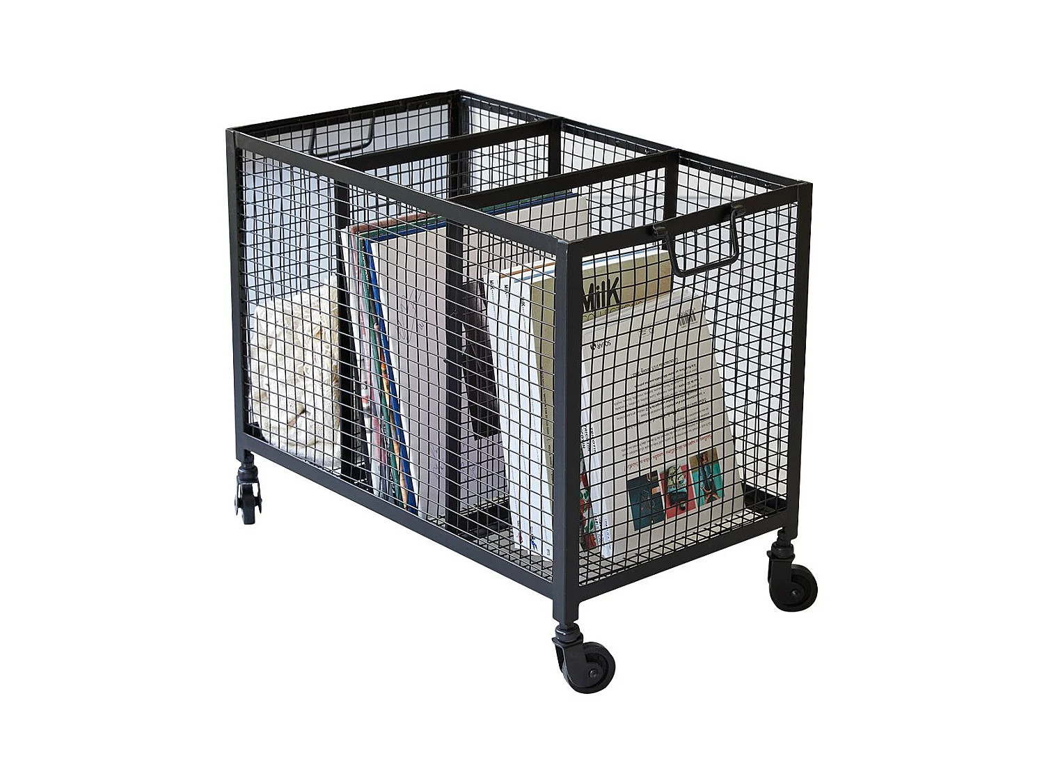 Casier à roulettes en métal Industriel