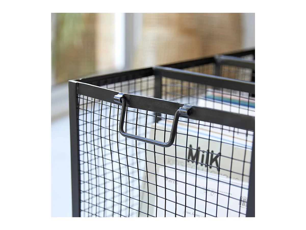 Casier à roulettes en métal Industriel