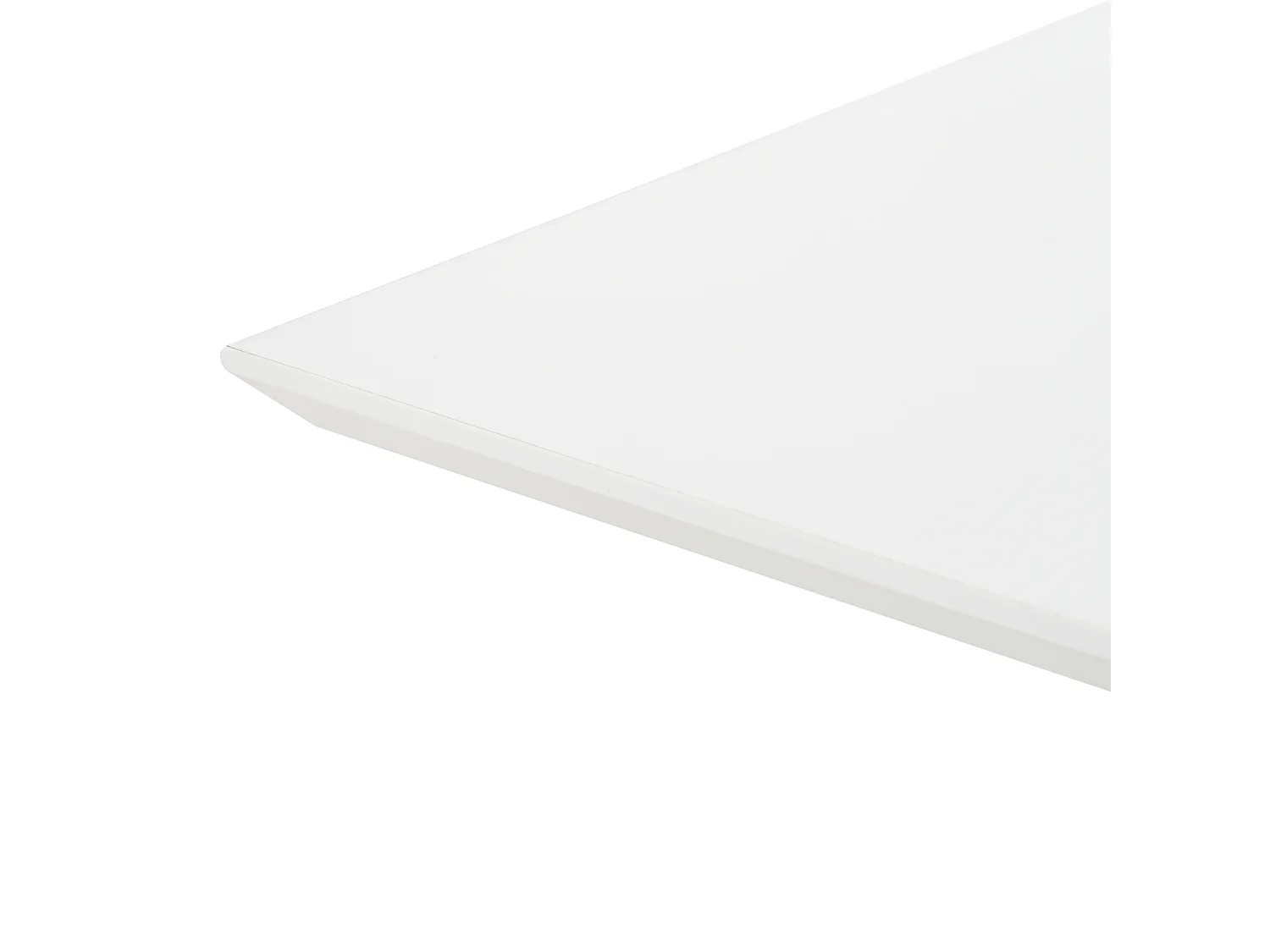 Weißer Couchtisch mit verstellbarer LED-Beleuchtung, V-Design - für Wohnzimmer und Arbeitszimmer