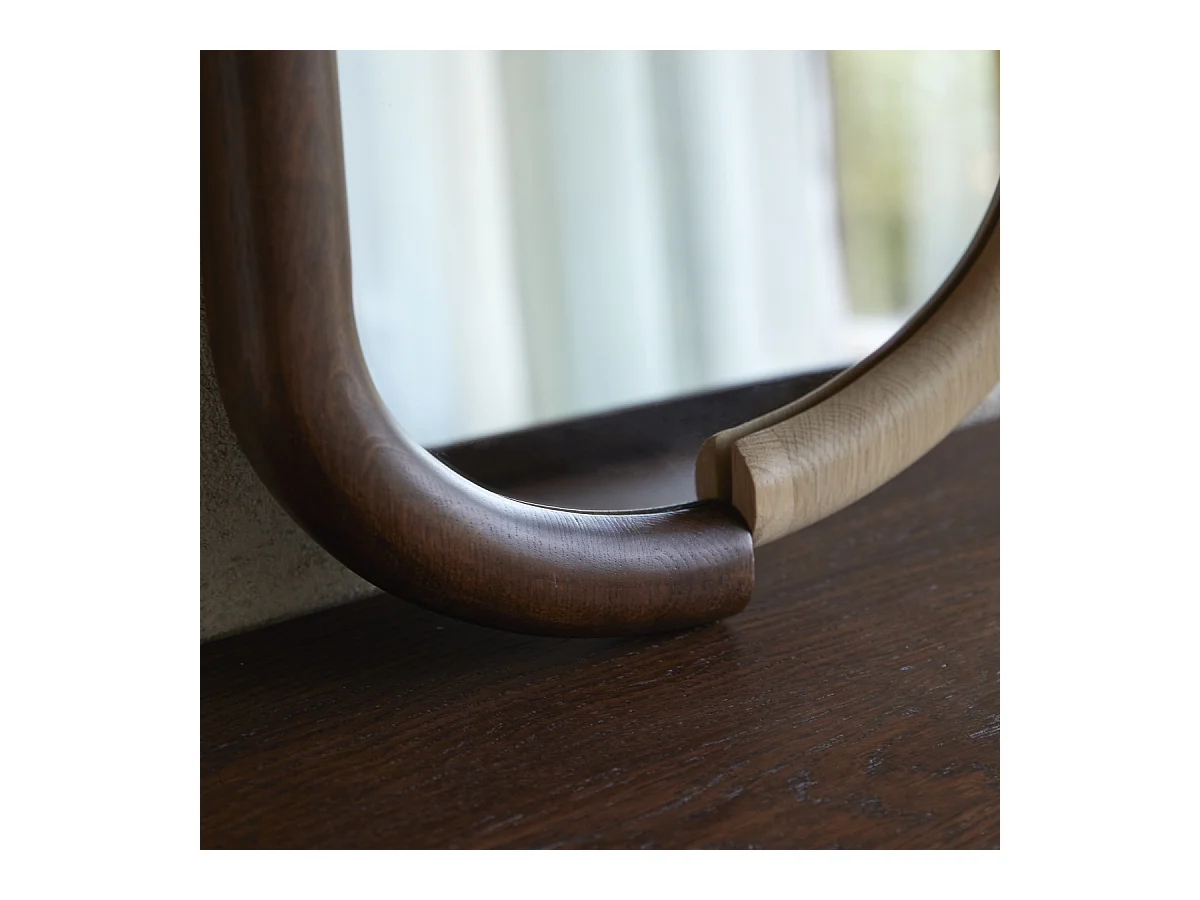 Spiegel aus massiver Eiche 72,5x40 cm Opera