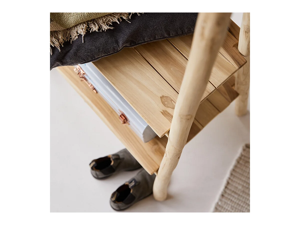 Kleiderständer Kilim aus Teakholz für Kinder 160