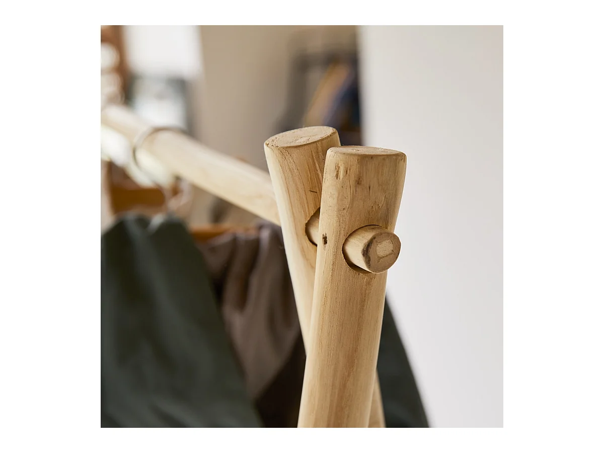 Kleiderständer Kilim aus Teakholz für Kinder 160