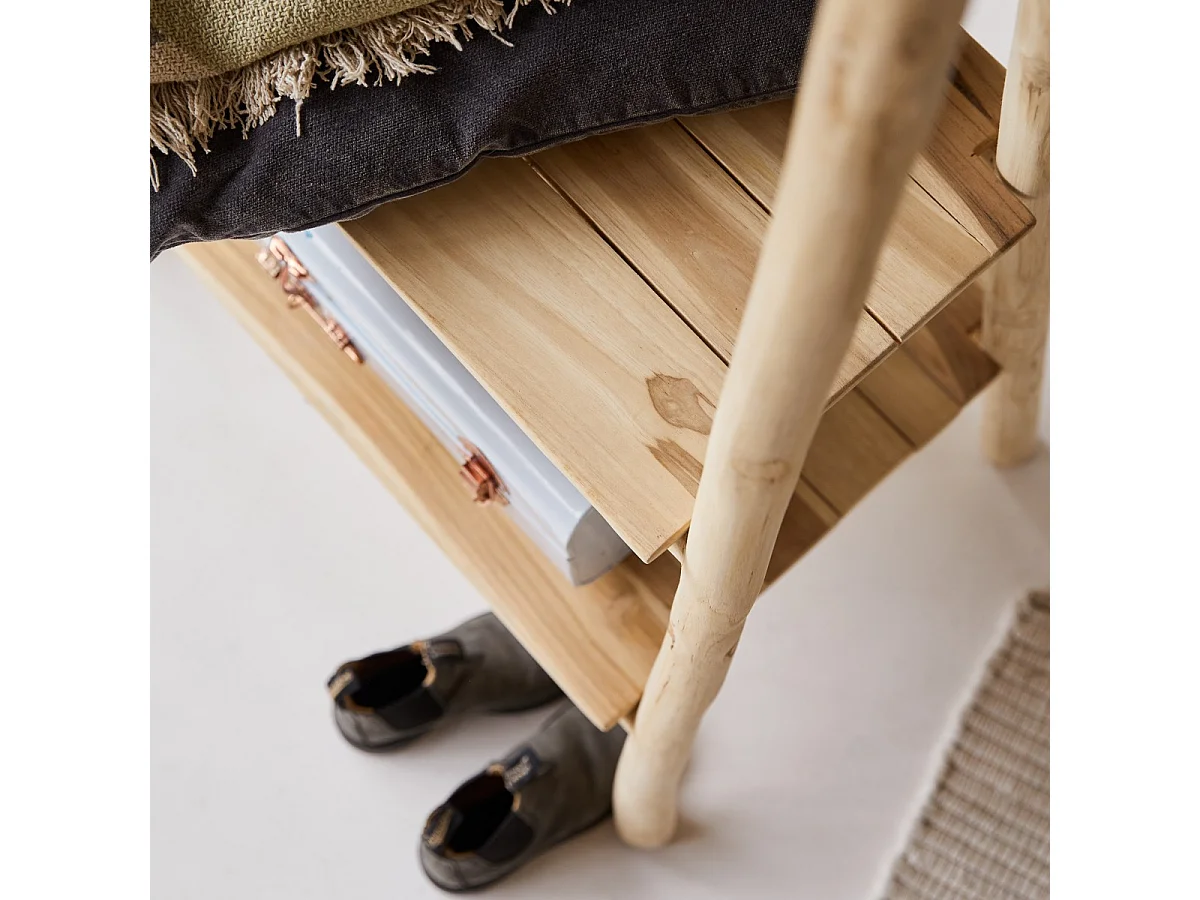 Kleiderständer Kilim aus Teakholz für Kinder 160