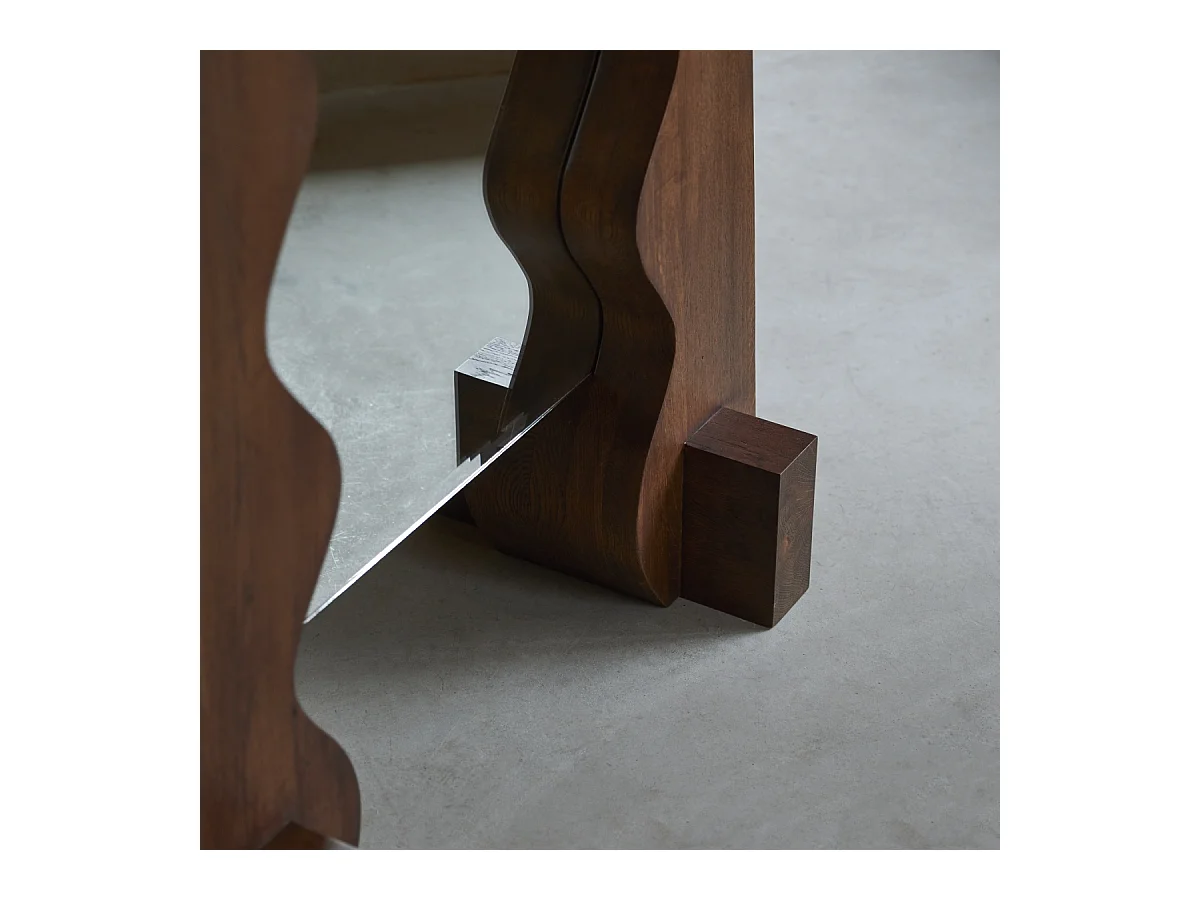 Miroir psyché en bois de chêne massif 175x94,5 cm Opéra