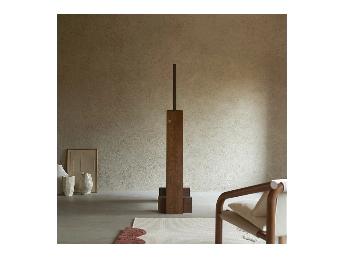 Miroir psyché en bois de chêne massif 175x94,5 cm Opéra