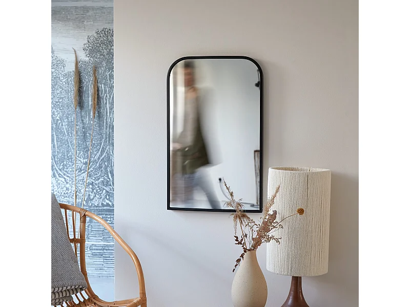 Miroir en métal 80x50 Nordic industriel