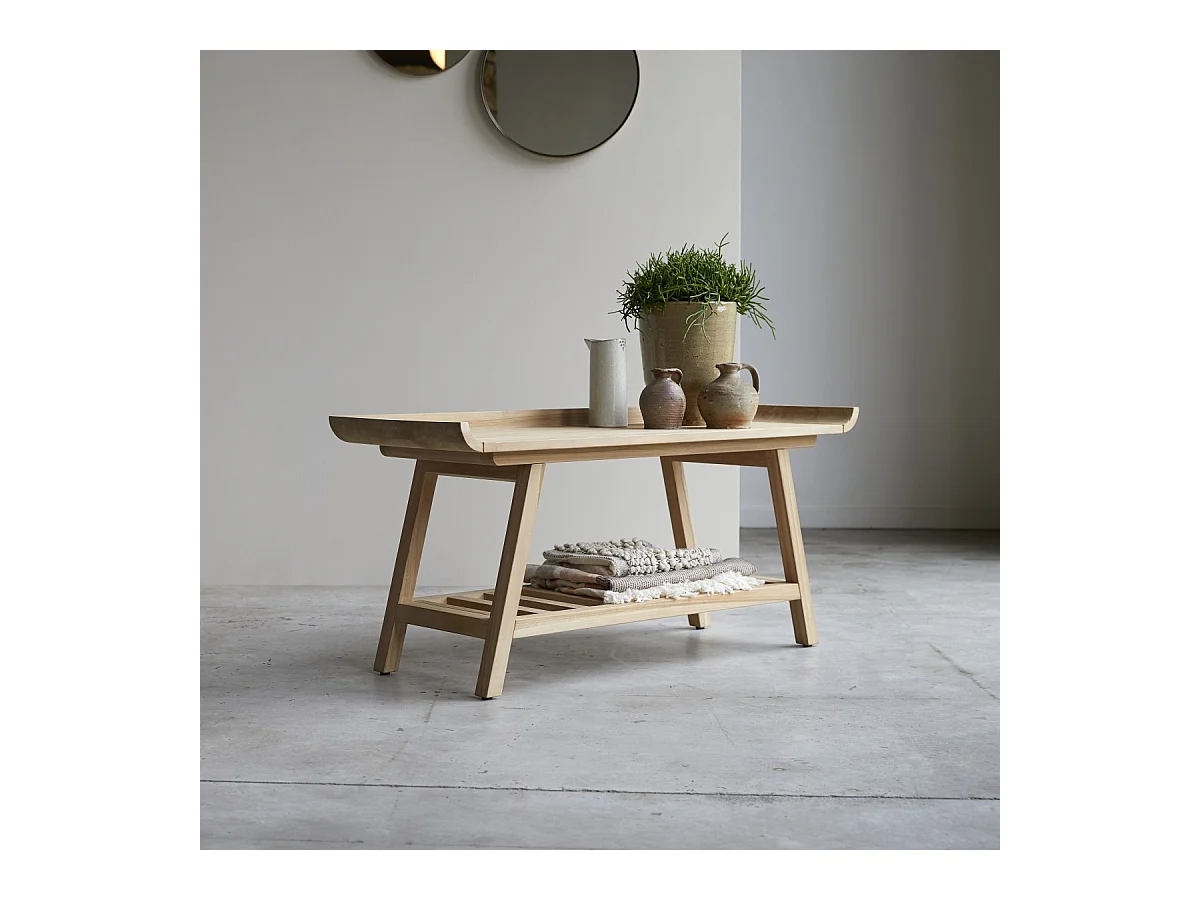 Console basse en bois de teck 110 Pampa