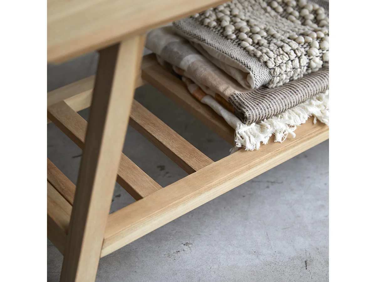 Console basse en bois de teck 110 Pampa