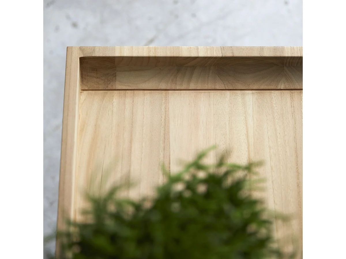 Flache Konsole aus Teakholz 110 Pampa