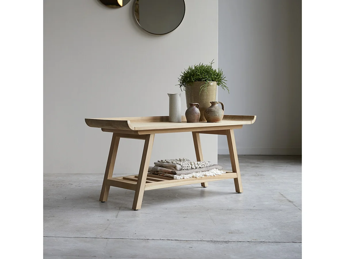 Flache Konsole aus Teakholz 110 Pampa