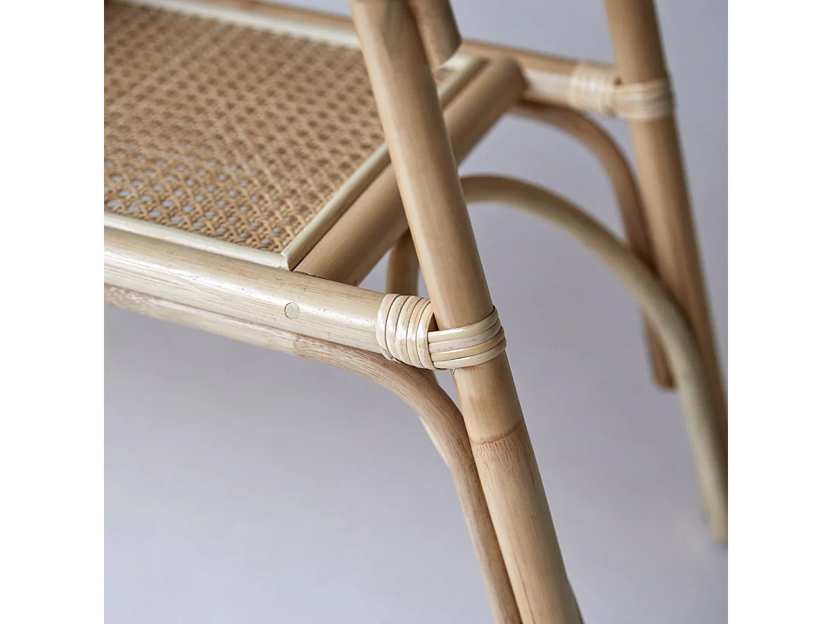 Konsole aus Rattan 125 cm Marius