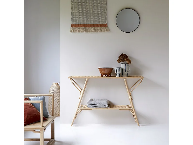 Konsole aus Rattan 125 cm Marius