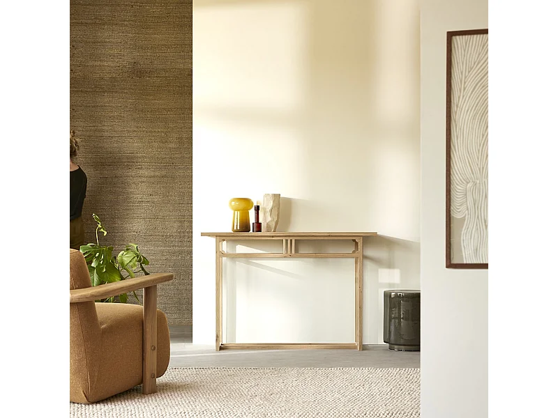 Console en bois de chêne Clovis