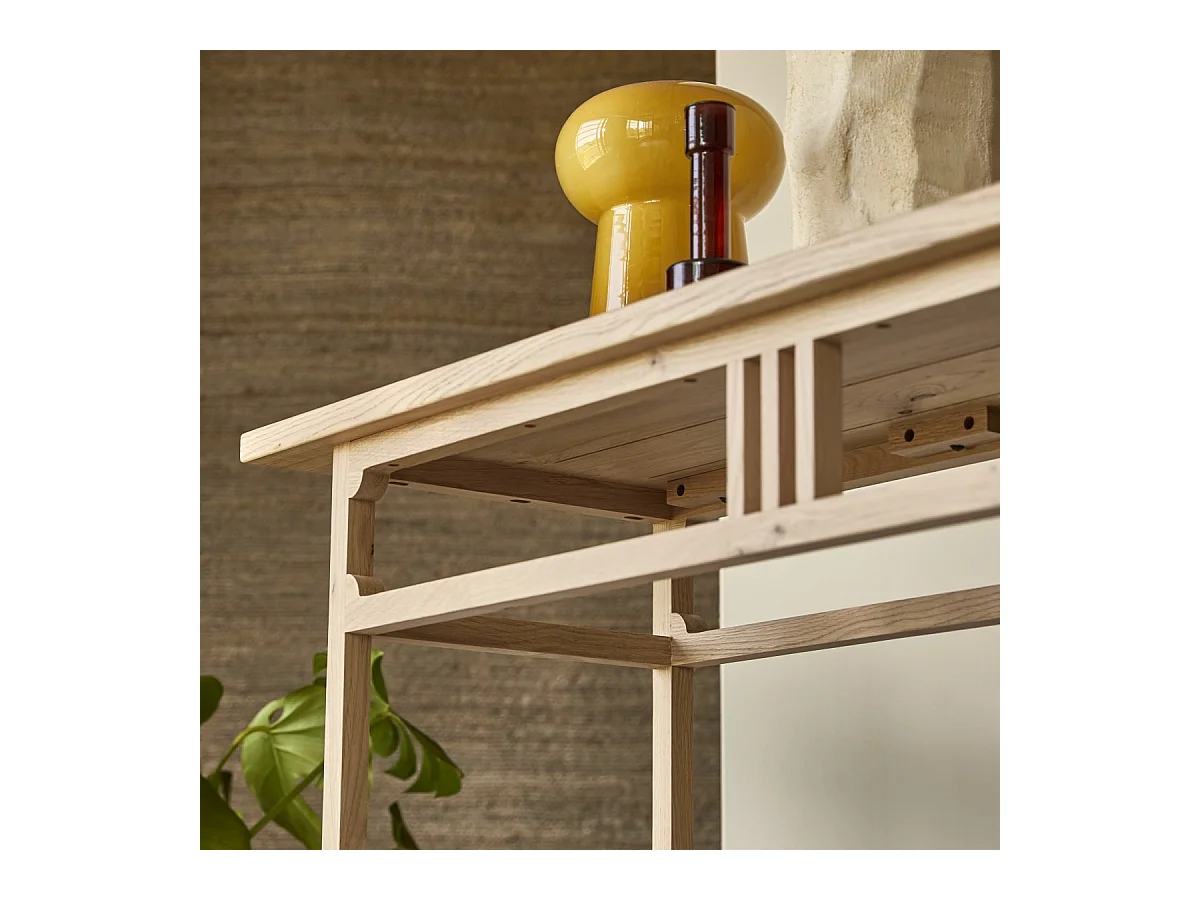 Console en bois de chêne Clovis