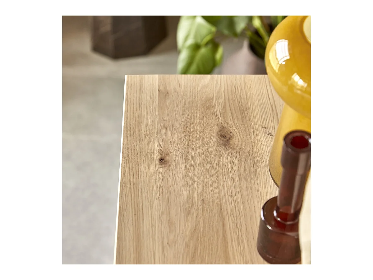 Console en bois de chêne Clovis