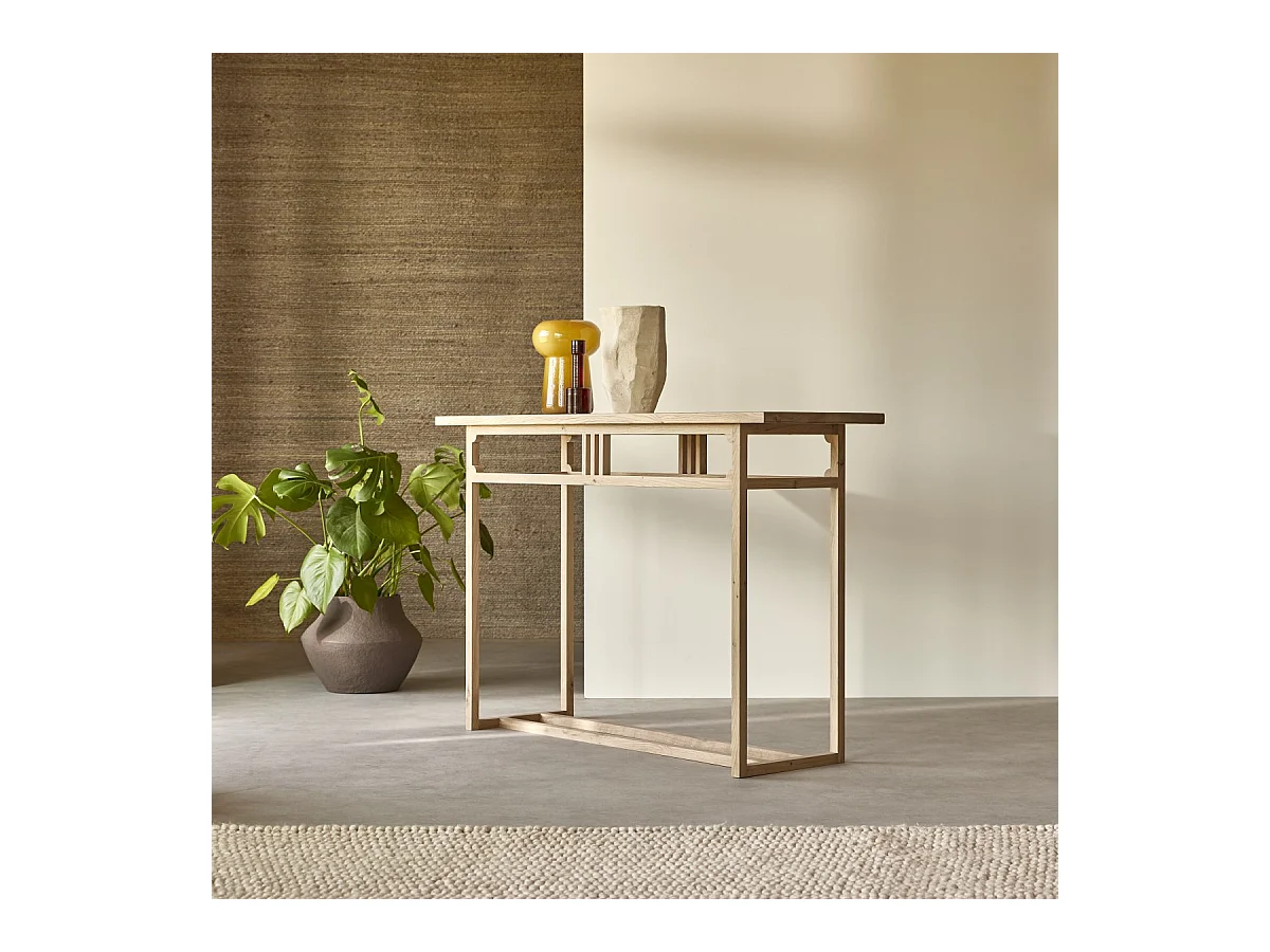 Console en bois de chêne Clovis