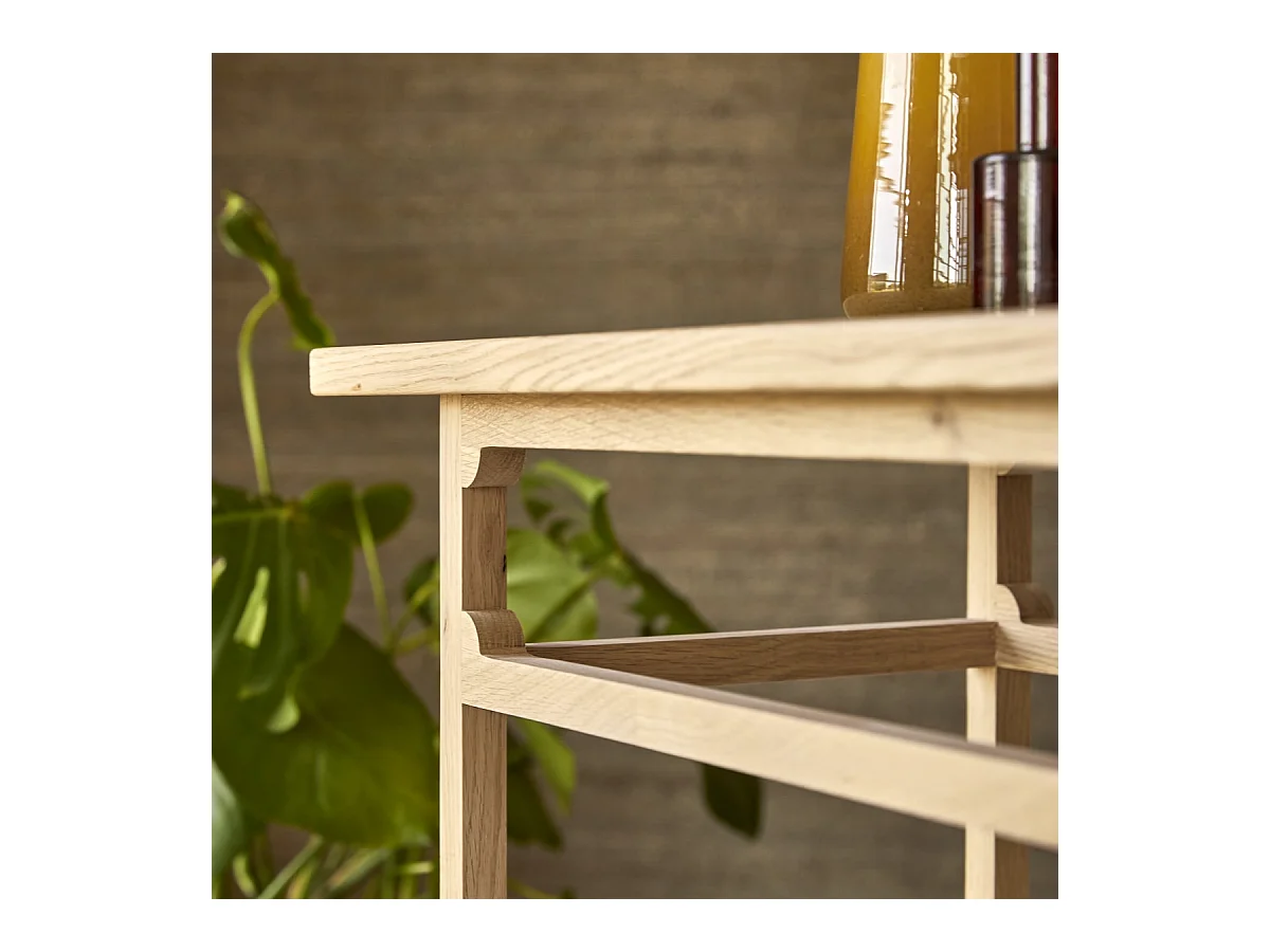 Console en bois de chêne Clovis