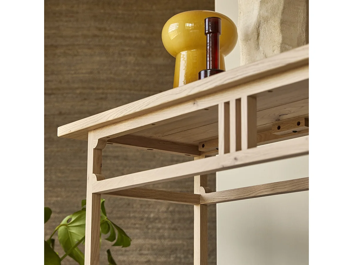 Console en bois de chêne Clovis