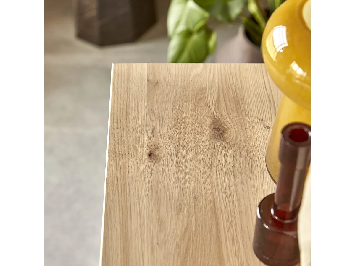 Console en bois de chêne Clovis