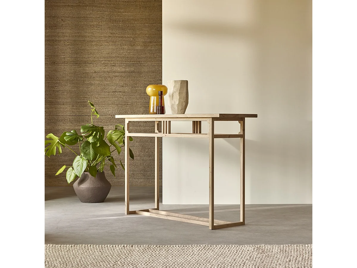Console en bois de chêne Clovis