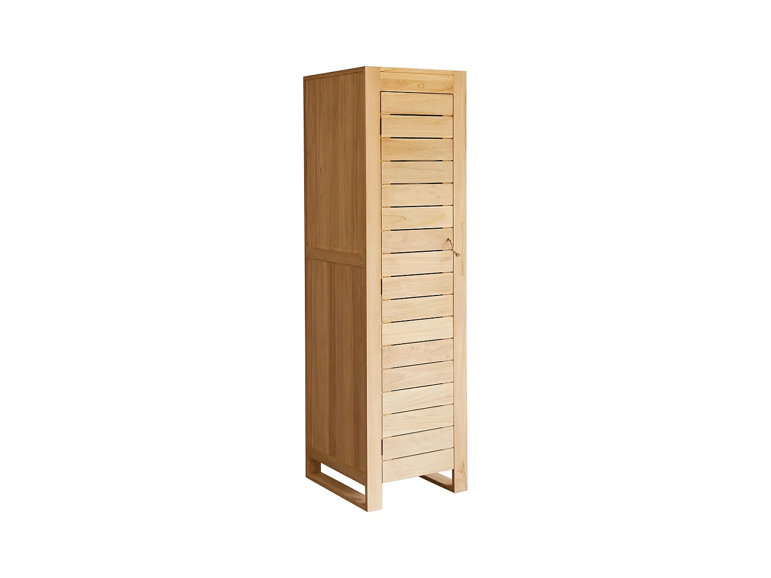 Colonne simple enfant en bois de teck 180 Minimalys