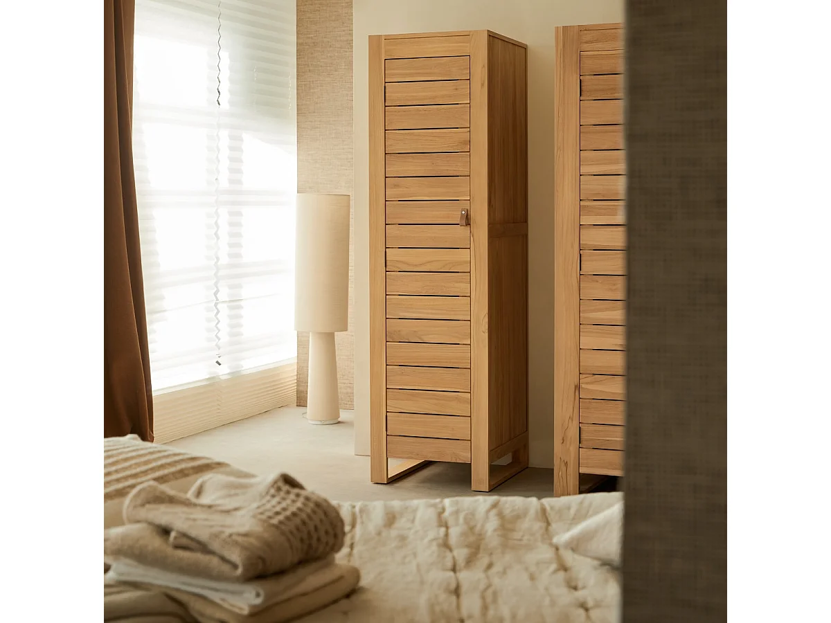 Colonna singola per bambini in legno di teak 180 Minimalys