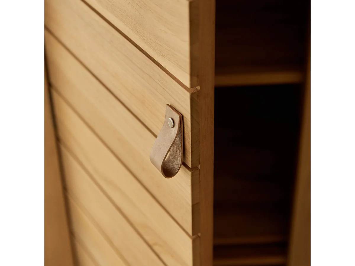 Colonna singola per bambini in legno di teak 180 Minimalys