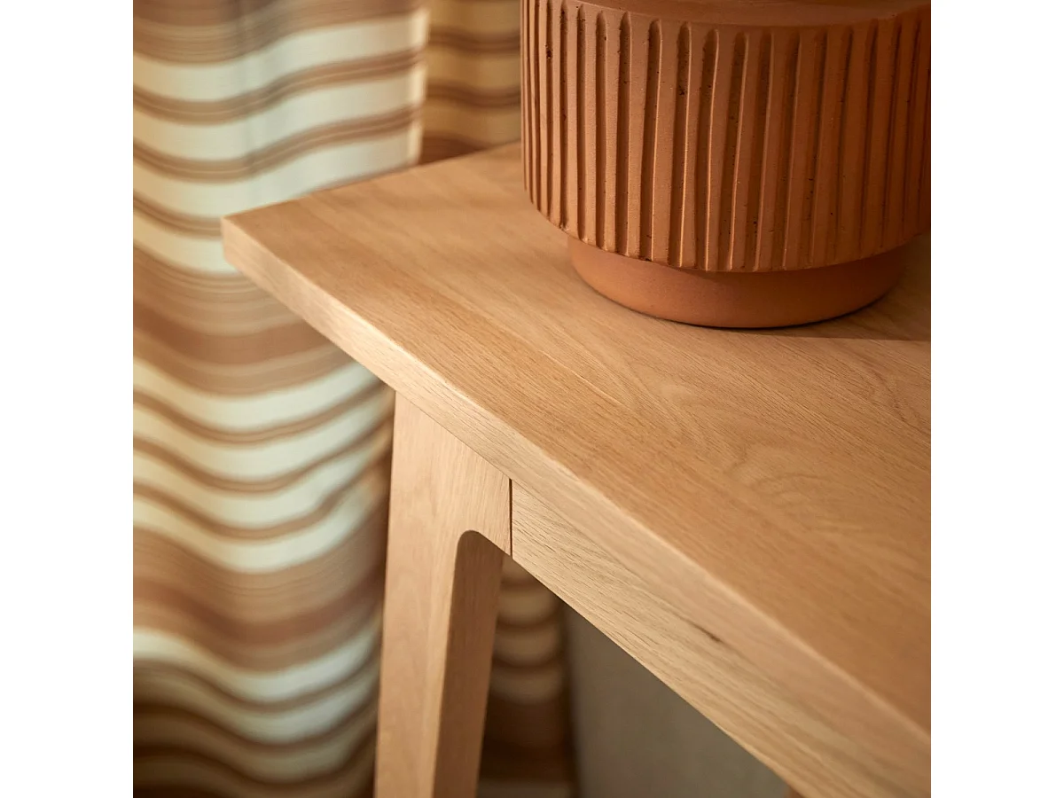 Konsole aus massivem Eichenholz Esmée