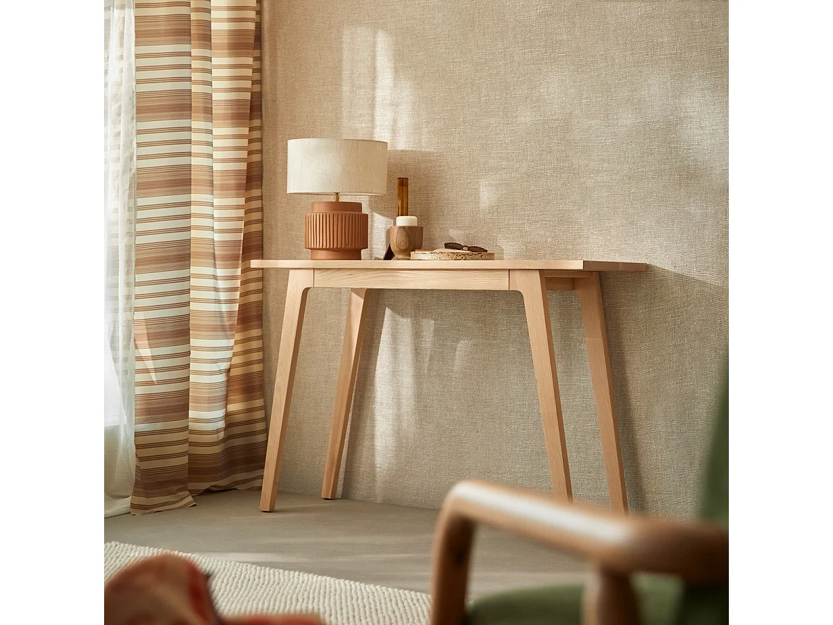 Konsole aus massivem Eichenholz Esmée