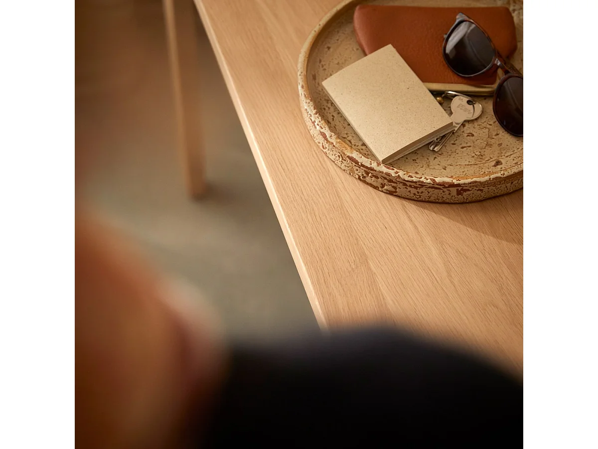 Console en bois de chêne massif Esmée