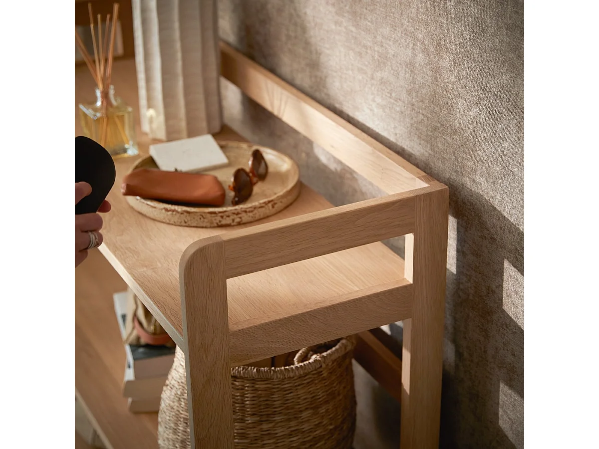 Consolle in legno di rovere 110x105 Esmée