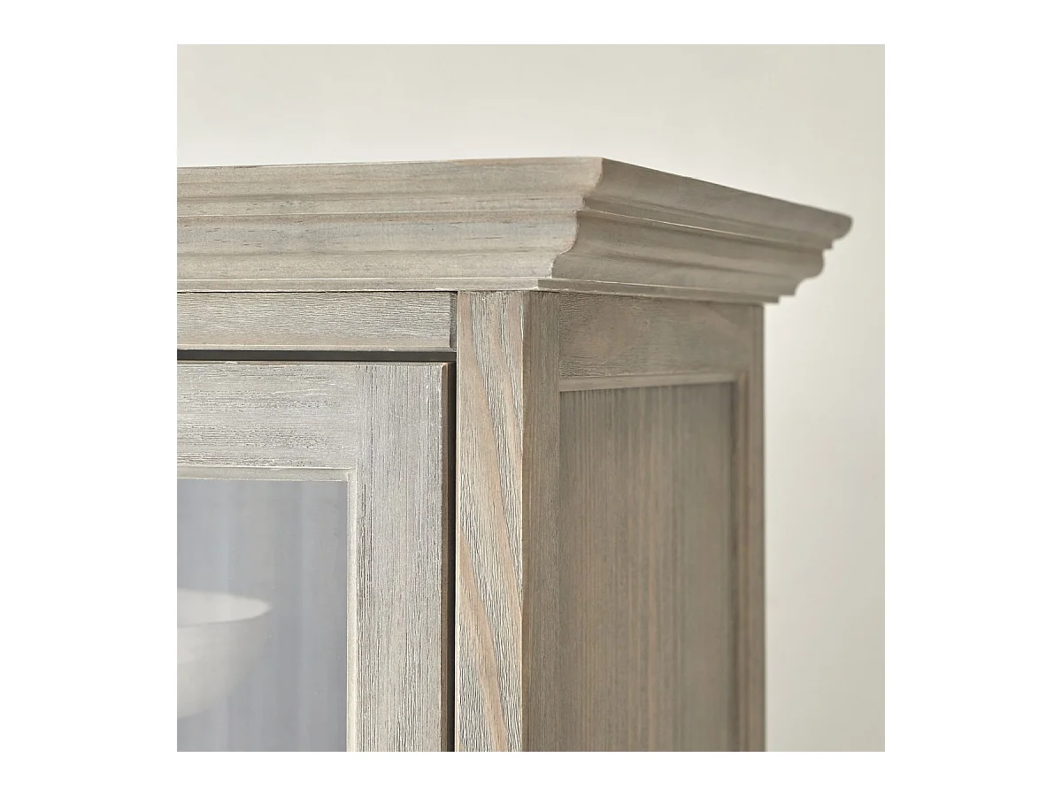 Geschirrschrank Masha aus massivem Kiefernholz, 180