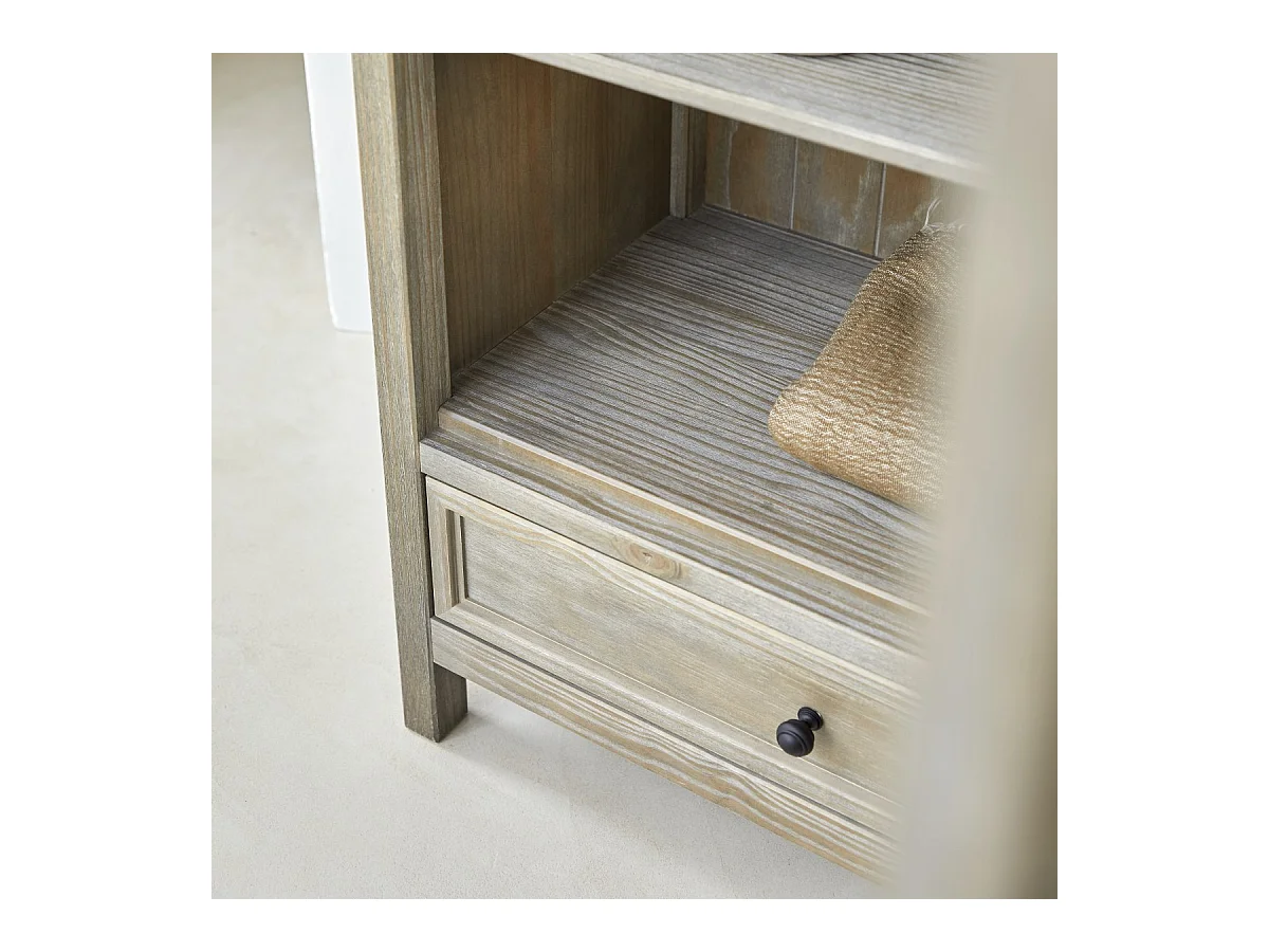 Geschirrschrank Masha aus massivem Kiefernholz, 180