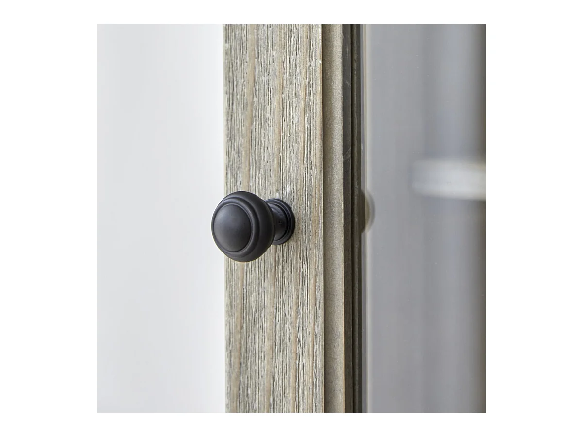 Geschirrschrank Masha aus massivem Kiefernholz, 180