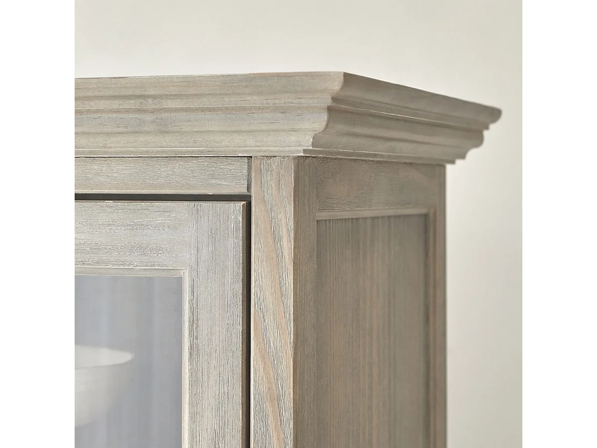 Geschirrschrank Masha aus massivem Kiefernholz, 180